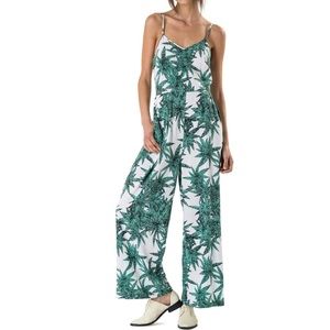 Rare Mara Hoffman harvest print rayon jumpsuit